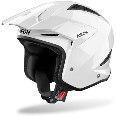 Casco Jet Airoh TRR II Color Bianco Lucido XS Casco Jet Airoh TRR II Color Bianco Lucido XS