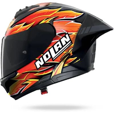 Casco Integrale Nolan N60-6 Sport Replica Iannone 360 Nero Rosso Arancione Giallo M Casco Integrale Nolan N60-6 Sport Replica Iannone 360 Nero Rosso Arancione Giallo M