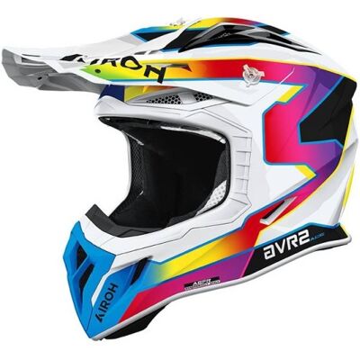 Casco Cross Airoh Aviator Ace 2 Sunrise Lucido XS Casco Cross Airoh Aviator Ace 2 Sunrise Lucido XS