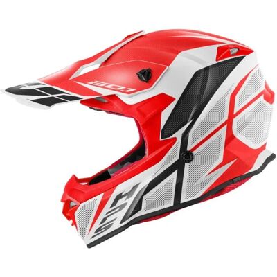 Casco Cross Givi 601 Invert Rosso Bianco Nero XXL Casco Cross Givi 601 Invert Rosso Bianco Nero XXL