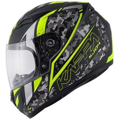 Casco Integrale Bambino Kappa KJ04 Evo Prox Nero Opaco Giallo M Casco Integrale Bambino Kappa KJ04 Evo Prox Nero Opaco Giallo M