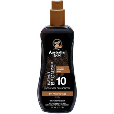 Australian Gold Spray Gel plus Bronzer SPF 10 (237 ml) Australian Gold Spray Gel plus Bronzer SPF 10 (237 ml)