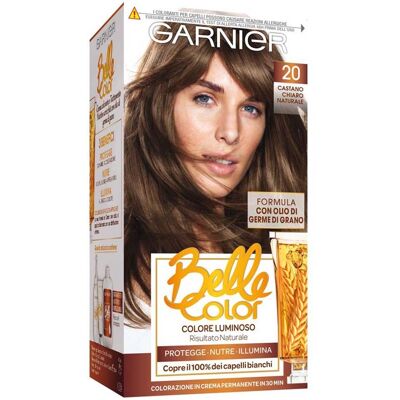 Garnier Belle Color Gel 20 Castano Chiaro Naturale Garnier Belle Color Gel 20 Castano Chiaro Naturale