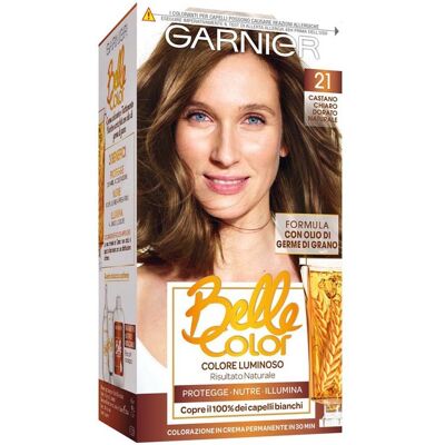 Garnier Belle Color Gel 21 Castano Chiaro Dorato Naturale Garnier Belle Color Gel 21 Castano Chiaro Dorato Naturale