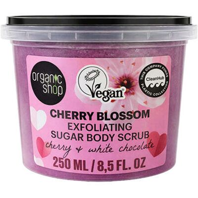 Organic Shop - Fiore di ciliegio - 250ml - Scrub allo zucchero - Esfoliante corpo Organic Shop - Fiore di ciliegio - 250ml - Scrub allo zucchero - Esfoliante corpo