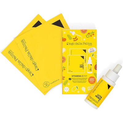 Diego Dalla Palma Kit Vitamina C Siero Illuminante + Maschera Illuminante Energizzante Diego Dalla Palma Kit Vitamina C Siero Illuminante + Maschera Illuminante Energizzante