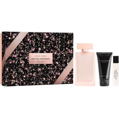 Narciso Rodriguez Musc Nude Eau De Parfum Set - 100ml, Body Lotion 50ml, Mini 10ml Narciso Rodriguez Musc Nude Eau De Parfum Set - 100ml, Body Lotion 50ml, Mini 10ml