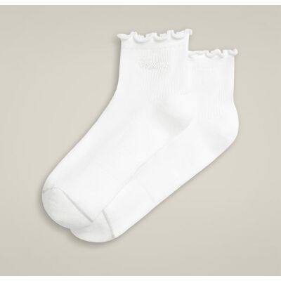 Wilson Ruffle Quarter Sock Wilson Ruffle Quarter Sock