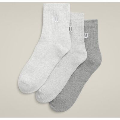 Wilson Quarter Top Sock 3 Pack Wilson Quarter Top Sock 3 Pack