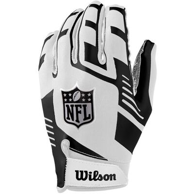 Wilson Guanti da ricevitore NFL Stretch Fit Youth WHITE Wilson Guanti da ricevitore NFL Stretch Fit Youth WHITE