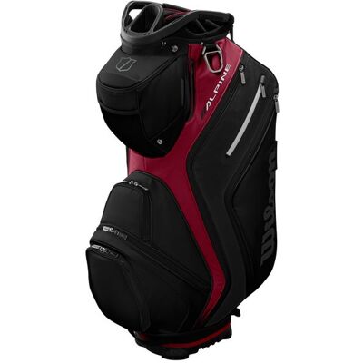 Wilson Alpine Borsa da Golf - Carrello, Nero/Rosso - Borsa da Golf Wilson Alpine Borsa da Golf - Carrello, Nero/Rosso - Borsa da Golf