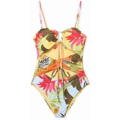 Desigual , Trikini allacciato tropicale, L MATERIAL FINISHES L Desigual , Trikini allacciato tropicale, L MATERIAL FINISHES L