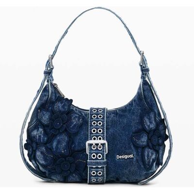 Desigual , BORSA DENIM BLU, Donna, Cotone, Blu, U BLUE U Desigual , BORSA DENIM BLU, Donna, Cotone, Blu, U BLUE U