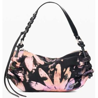 Desigual , Borsa stampata media, Donna, Cotone, U MATERIAL FINISHES U Desigual , Borsa stampata media, Donna, Cotone, U MATERIAL FINISHES U