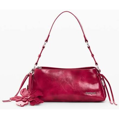 Desigual , Borsa piccola floreale, Donna, Poliuretano, Rosso, U RED U Desigual , Borsa piccola floreale, Donna, Poliuretano, Rosso, U RED U