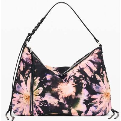 Desigual , Borsa stampata grande, Donna, Cotone, U MATERIAL FINISHES U Desigual , Borsa stampata grande, Donna, Cotone, U MATERIAL FINISHES U