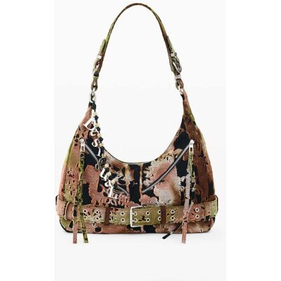Desigual , Borsa grande in tessuto, Donna, U MATERIAL FINISHES U Desigual , Borsa grande in tessuto, Donna, U MATERIAL FINISHES U