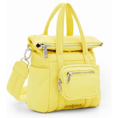Desigual , Zaino Voyager XS multiposizione, Poliammide, Giallo, U YELLOW U Desigual , Zaino Voyager XS multiposizione, Poliammide, Giallo, U YELLOW U
