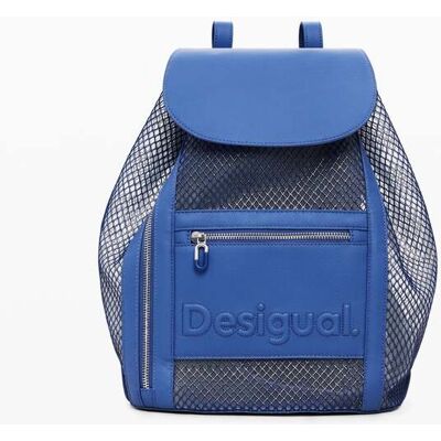 Desigual , Zaino sacca a rete media, Blu, U BLUE U Desigual , Zaino sacca a rete media, Blu, U BLUE U