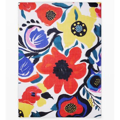 Desigual , Foulard fiori Arty, Poliestere, U MATERIAL FINISHES U Desigual , Foulard fiori Arty, Poliestere, U MATERIAL FINISHES U