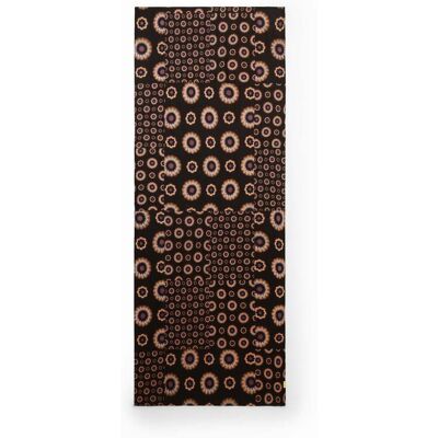 Desigual , Sciarpa rettangolare geometrica, Poliestere, Nero, U BLACK U Desigual , Sciarpa rettangolare geometrica, Poliestere, Nero, U BLACK U