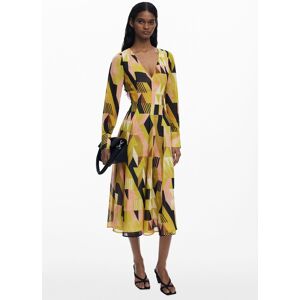 Desigual , Vestito disegnato da Mr. Christian Lacroix, Poliestere, Verde, L GREEN L Desigual , Vestito disegnato da Mr. Christian Lacroix, Poliestere, Verde, L GREEN L