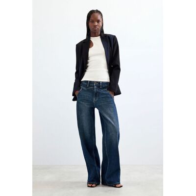 Desigual , jeans regular, Donna, Cotone, Blu, 42 BLUE 42 Desigual , jeans regular, Donna, Cotone, Blu, 42 BLUE 42