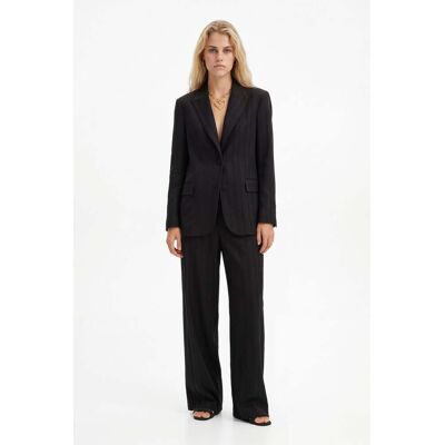 Desigual , Blazer dritto testurizzato, Nero, XL BLACK XL Desigual , Blazer dritto testurizzato, Nero, XL BLACK XL