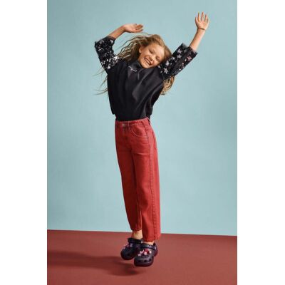 Desigual , pantaloni jeans effetto lavato, Bambini, Cotone, Rosso, 11/12 RED 11/12 Desigual , pantaloni jeans effetto lavato, Bambini, Cotone, Rosso, 11/12 RED 11/12