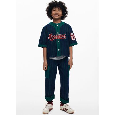 Desigual , pantaloni di jeans a righe, Bambini, Blu, 9/10 BLUE 9/10 Desigual , pantaloni di jeans a righe, Bambini, Blu, 9/10 BLUE 9/10