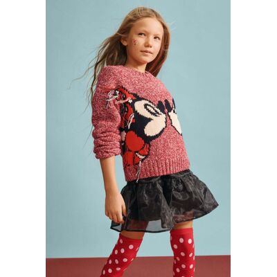 Desigual , maglione Mickey e Minnie Mouse, Bambini, Rosso, 11/12 RED 11/12 Desigual , maglione Mickey e Minnie Mouse, Bambini, Rosso, 11/12 RED 11/12