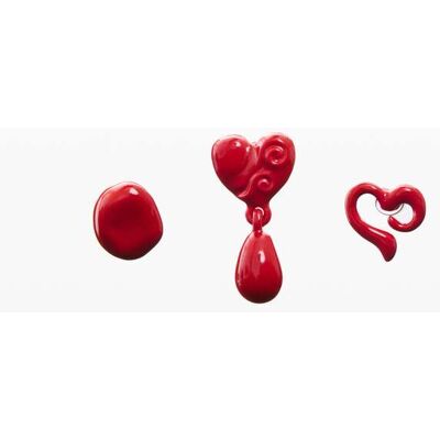 Desigual , orecchini cuore rosso Zalio, Rosso, U RED U Desigual , orecchini cuore rosso Zalio, Rosso, U RED U