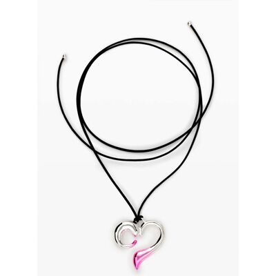 Desigual , ciondolo cuore cordoncino zalio, U MATERIAL FINISHES U Desigual , ciondolo cuore cordoncino zalio, U MATERIAL FINISHES U