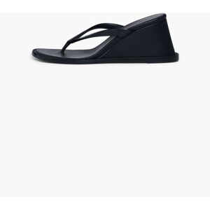 Desigual , Sandalo con zeppa Botter, Pelle, Nero, 36 BLACK 36 Desigual , Sandalo con zeppa Botter, Pelle, Nero, 36 BLACK 36