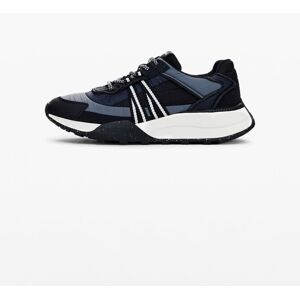 Desigual , Sneakers runner con patch, Nero, 36 BLACK 36 Desigual , Sneakers runner con patch, Nero, 36 BLACK 36
