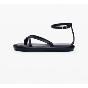 Desigual , Sandalo piatto con cinturino, Donna, Cow Leather, Nero, 36 BLACK 36 Desigual , Sandalo piatto con cinturino, Donna, Cow Leather, Nero, 36 BLACK 36