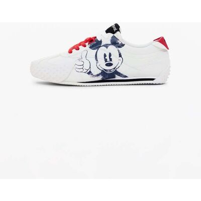 Desigual , Scarpe Mickey Mouse, Donna, Poliuretano, Bianco, 38 WHITE 38 Desigual , Scarpe Mickey Mouse, Donna, Poliuretano, Bianco, 38 WHITE 38