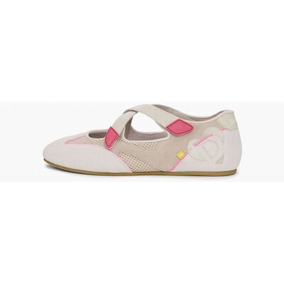 Desigual , ballerina in rete con logo, Donna, Nero, 38 BLACK 38 Desigual , ballerina in rete con logo, Donna, Nero, 38 BLACK 38