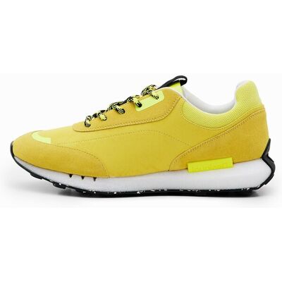 Desigual , Sneakers runner in gomma, Donna, Giallo, 38 YELLOW 38 Desigual , Sneakers runner in gomma, Donna, Giallo, 38 YELLOW 38