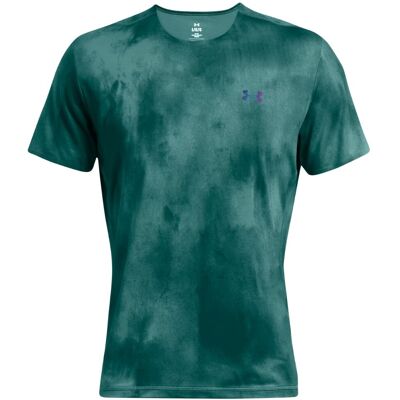 Under Armour Maglietta Rush Vent Stampato Turchese Verde LG Under Armour Maglietta Rush Vent Stampato Turchese Verde LG