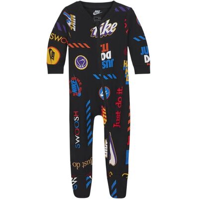 Nike Completo Footed Zip Coverall Nero 9 Mesi Nike Completo Footed Zip Coverall Nero 9 Mesi