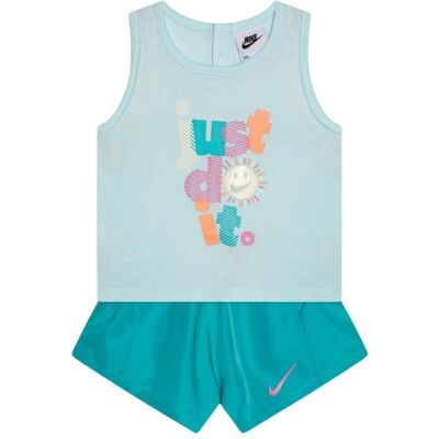 Nike Completo Sunny Swoosh Dusty Cactus Inf Celeste 24 Mesi Nike Completo Sunny Swoosh Dusty Cactus Inf Celeste 24 Mesi