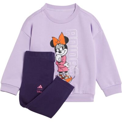 Adidas Tuta Disney Minni Mouse Lilla Viola 12-18 Adidas Tuta Disney Minni Mouse Lilla Viola 12-18