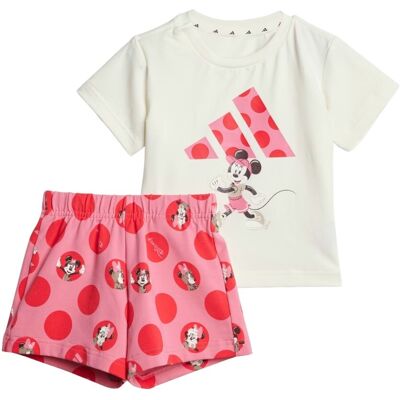 Adidas Tuta Disney Minnie Mouse Inf Bianco Rosa 12-18 Mesi Adidas Tuta Disney Minnie Mouse Inf Bianco Rosa 12-18 Mesi