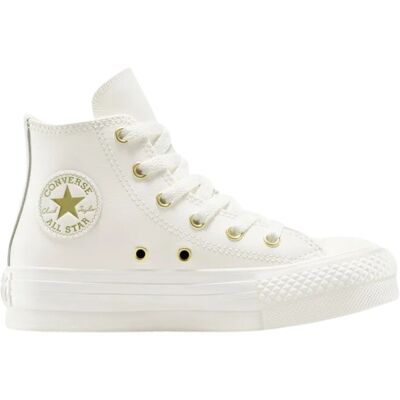 Converse Scarpe Chuck Taylor All Star Eva Lift Kids Bianco Oro 27 Converse Scarpe Chuck Taylor All Star Eva Lift Kids Bianco Oro 27