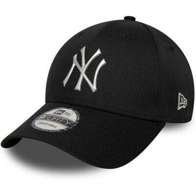 New Era Cappello 9Forty New York Yankees Mlb Metallic Nero Taglia Unica New Era Cappello 9Forty New York Yankees Mlb Metallic Nero Taglia Unica