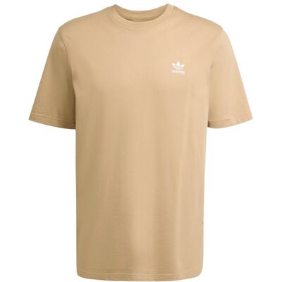 Adidas T-shirt Trefoil Essentials 25 Marrone Chiaro S Adidas T-shirt Trefoil Essentials 25 Marrone Chiaro S