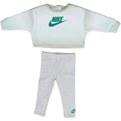 Nike Tuta Printed Club Leggings E Felpa Infant Bianco 24 Mesi Nike Tuta Printed Club Leggings E Felpa Infant Bianco 24 Mesi