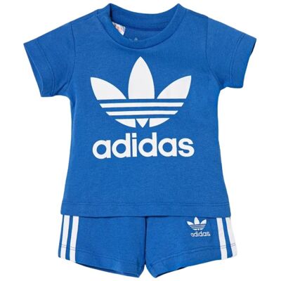 Adidas Tuta Trefoil Infant Blu 2-3 Anni Adidas Tuta Trefoil Infant Blu 2-3 Anni