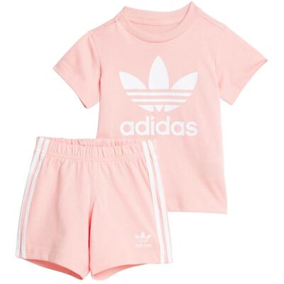 Completo di maglietta e pantaloncini adidas per bambini - Rosa Completo di maglietta e pantaloncini adidas per bambini - Rosa